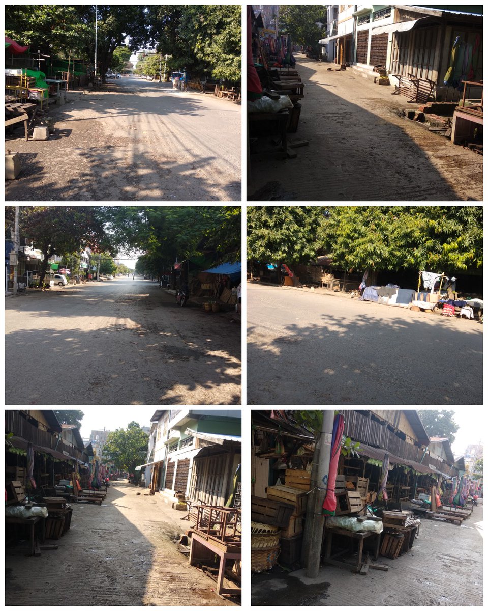 RedRoseisred12's tweet photo. #Myanmar
Today In MANDALAY;
#SilentStrike against military coup at Naung Pin Zay market from Aung Myay That San Tsp n  SanPya market from Pyigyitagon Tsp in Mandalay in this morning.
#OurCityOurRules 
#Dec10Coup 
#WhatsHappeningInMyanmar https://t.co/yCYCPx4dV5