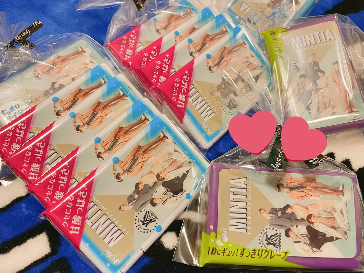 aaa_kkbg's tweet photo. 久しぶりにミンティア復活🥳
東京3日間で参戦終わってしまうので、数少ないけど仲良しさんで会えた方たちにお渡しします〜💙

ちなみにTSの時に作ったシールもちょこっと余ってるので與欲しい人いたら言ってね🤫

ソロツアーも、大阪も名古屋も全然現地出来なかったからみんな東京で会おう〜🥺 https://t.co/W4AtRRbHOk