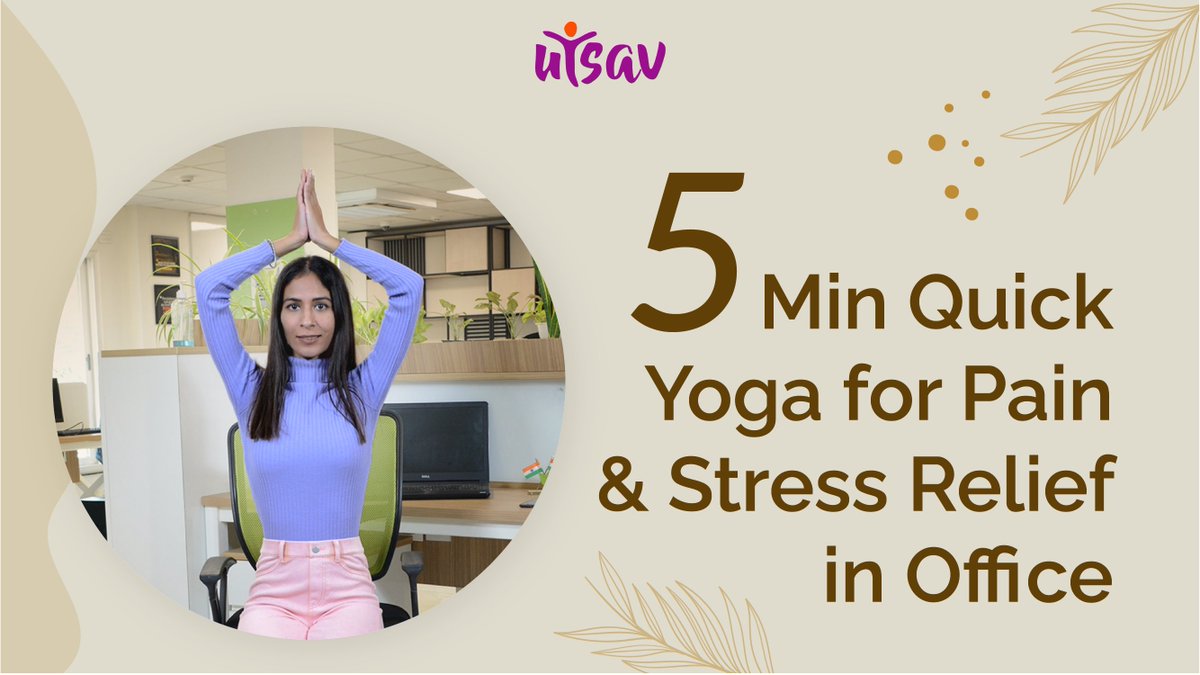 utsav_yoga's tweet photo. The aim of yoga is to bring balance, psychologically, emotionally, spiritually and physically. Yoga for Work Space has various benefits as it helps in the reduction of stress levels, Increases positivity and happiness, and also improvemes concentration and focus. https://t.co/W3kV3DbZg9