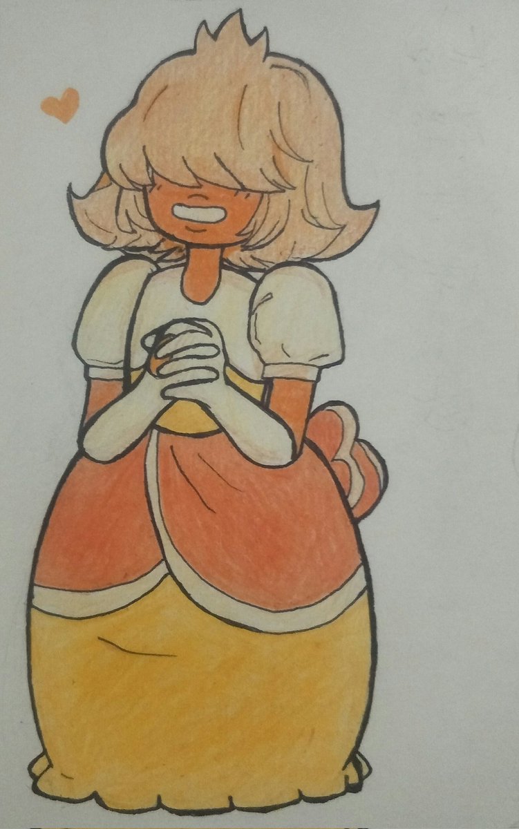 Catho_lic's tweet photo. Padparadscha 🧡
(I hope I spelled that right-)
#Padparadscha #StevenUniverse #cuteorange #offcolors #orangesapphire #stevenuniversefanart https://t.co/8XtAmWWTl2