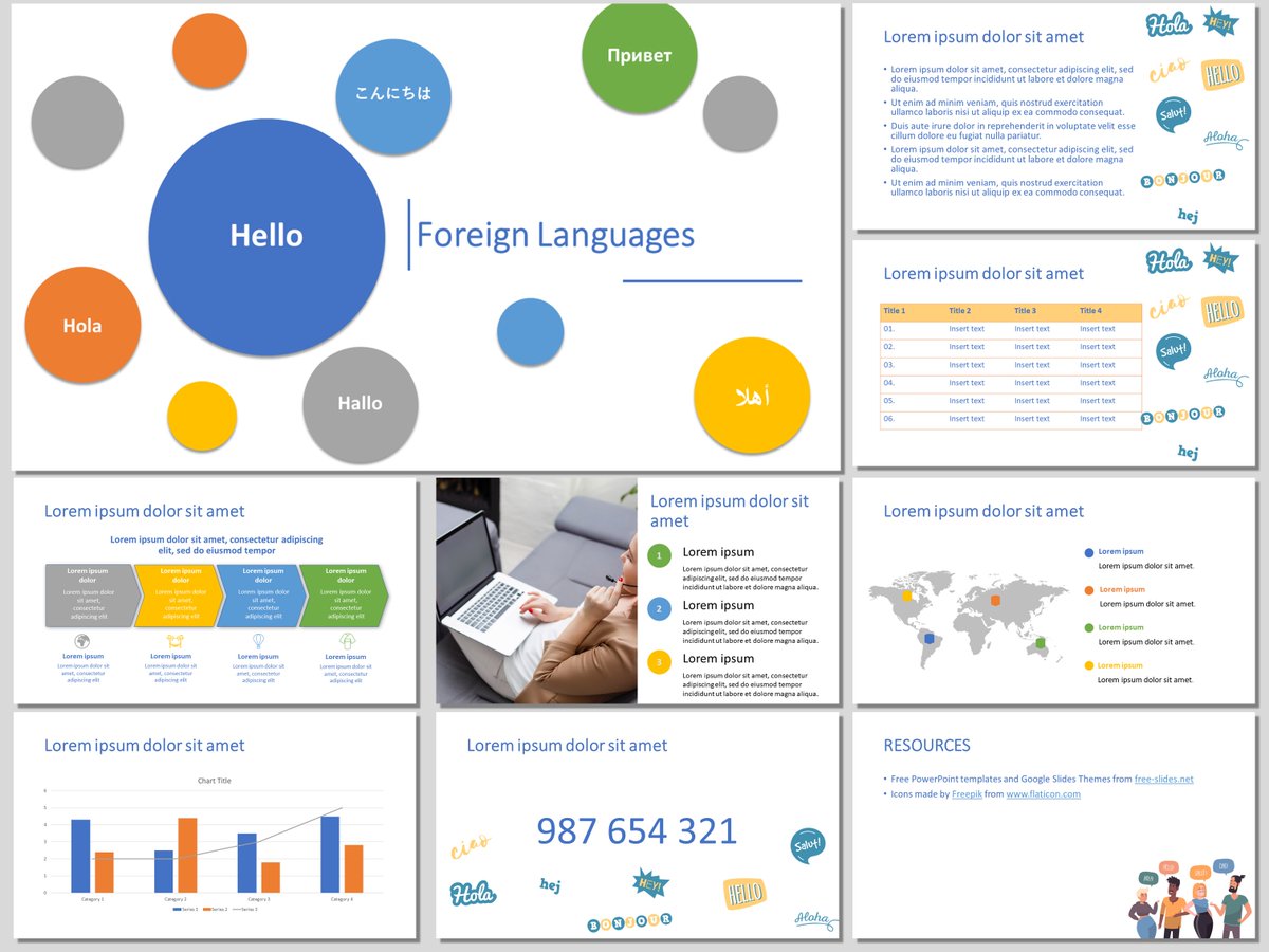 Free_Slides's tweet image. Free template to create a presentation about Foreign Languages.
free-slides.net/powerpoint-tem…
#PowerPoint #powerpointtemplates