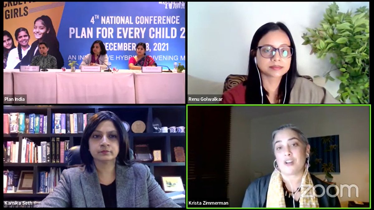 Plan_India's tweet photo. The session on “Towards Eliminating Gender-based Violence in all its Forms” came out with key recommendations for effectively dealing with Gender-based Violence. Sharing some snapshots of the session.
#BuildBackBetterWithGirls
#GenderBasedViolence 
#HumanRightsDay https://t.co/EUc9TmQjBN
