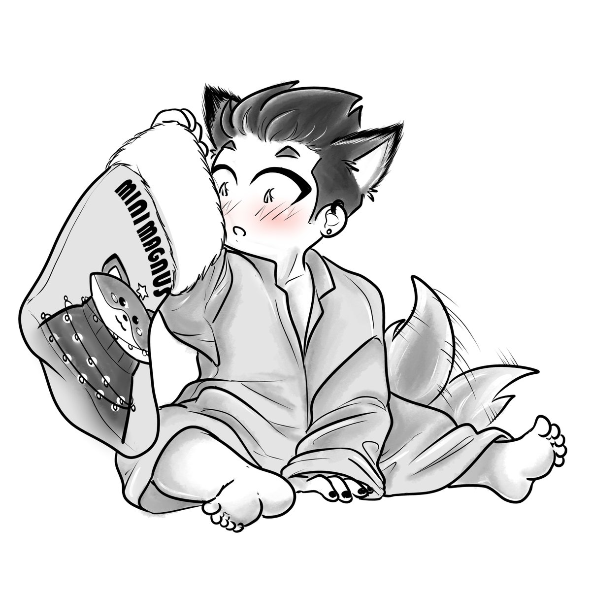 _Mavitomo_'s tweet photo. MiniMagnus first Christmas https://t.co/X5axUvpVkM