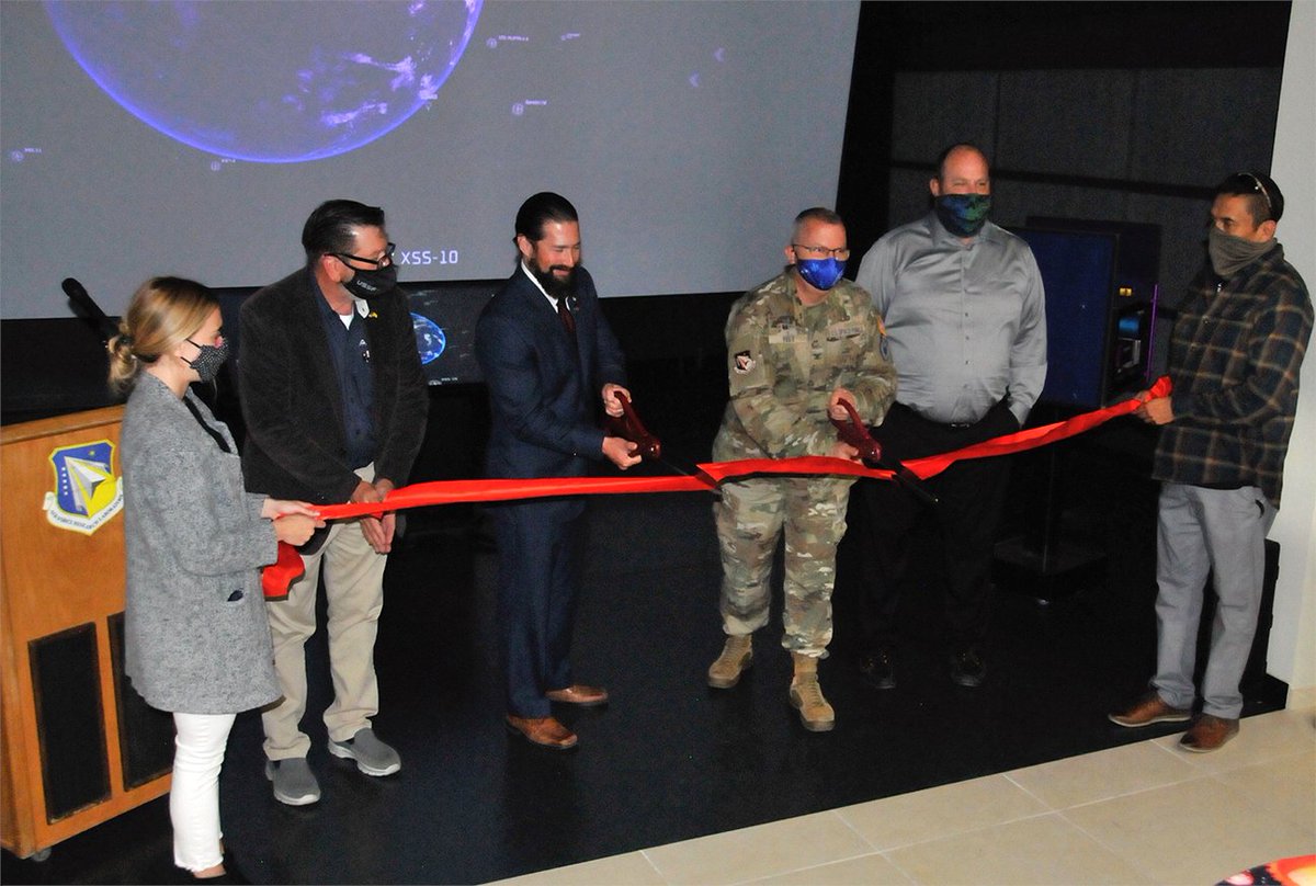 AFResearchLab's tweet photo. It took three years to make history but Dr. Darren Raspa, the AFRL Phillips Research Site historian and his colleagues did.

Read more about the massive interactive Legacy Portal Mission Control Exhibit here: https://t.co/3Uae5s5WDm

#AFResearchLab #AFRLSpace #AFRLHistory https://t.co/Tx7q46VRG6