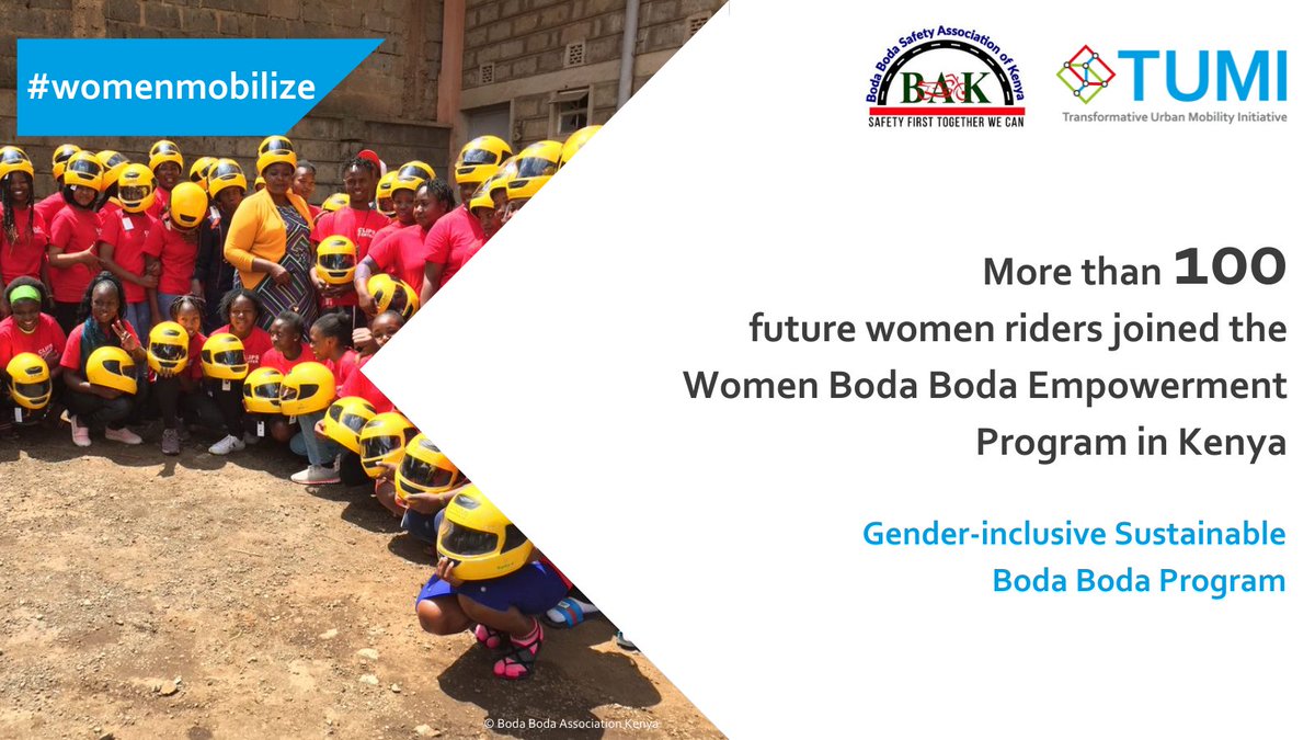 👭🏍️More than 100 #women participated in these driver trainings and became a part of the transformation of the male-dominated mobility industry. 

#womenmobilize ♀️
(4/n)