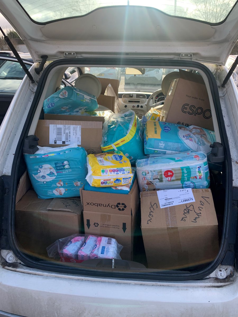 Miss Shallow's car is 'stuffed full of kindness' ready to go to <a href="/babybasicsUK/">Baby Basics</a>