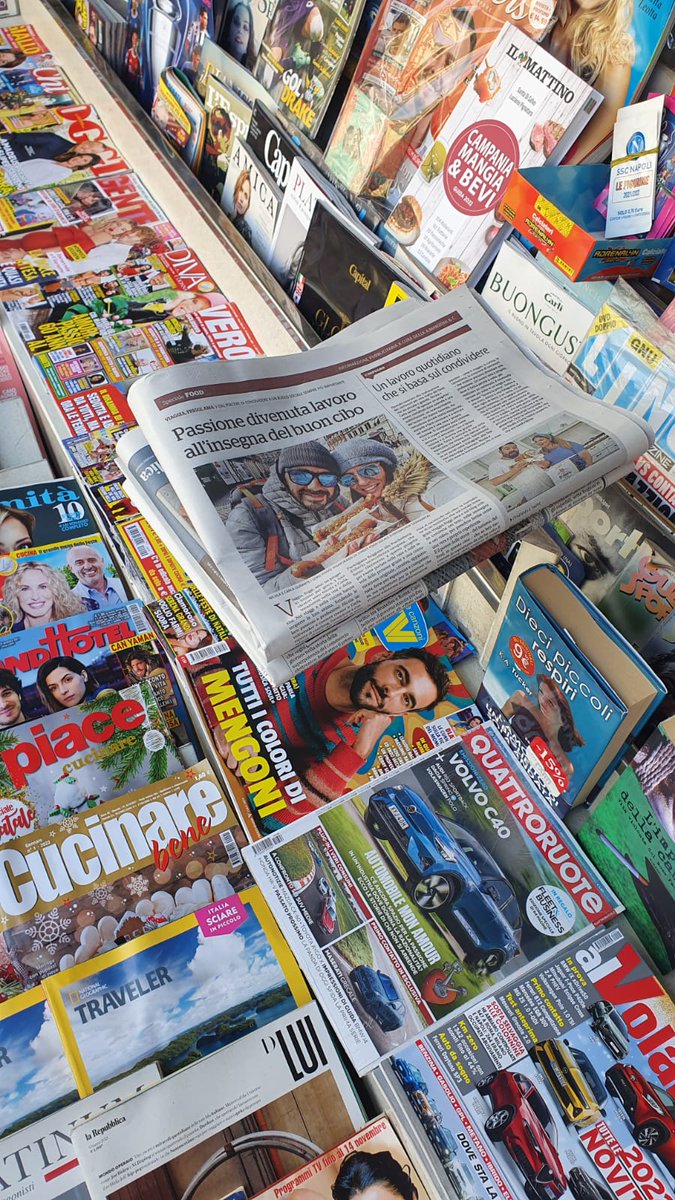 Un Grande Regalo di Natale!
Correte in Edicola <a href="/LaRepubblica_it/">La Repubblica It</a> !
#food #travel #viaggiafriggiama #larepubblica
