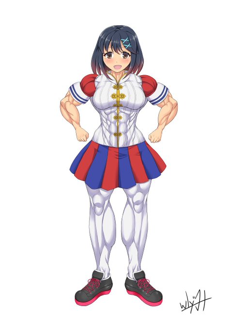 百々地 舞さん(@momochimochi7)のムキムキver.イラストを描かせて頂きました!

毎週筋(金)曜日にこちらのイラストを使って配信されます!

百々地 舞さんの配信はIRIAMにて毎日行われてますので是非ご覧下さい💪 https://t.co/CDifebYf0r 