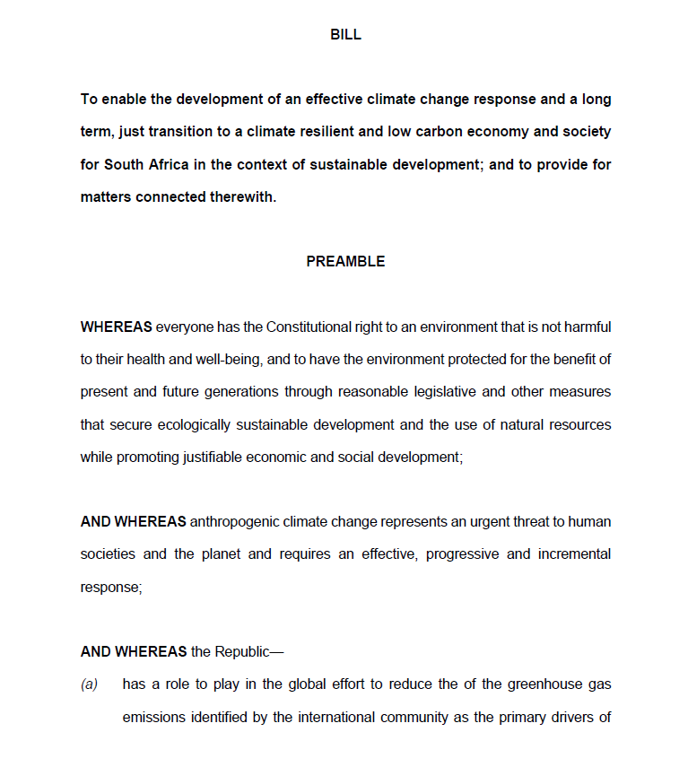 Climate, Energy and Health_PHASA (@climatephasa) on Twitter photo In case you have not read the #ClimateChangeBill of #SouthAfrica - click on this link: dffe.gov.za/sites/default/…
#JustTransition #LowCarbonEconomy #ClimateJustice <a href="/ClimateWeekSA/">Climate360SA</a> <a href="/CJCharterSA/">Climate Justice Charter</a> <a href="/EnvMonGroup/">Environmental Monitoring Group</a> <a href="/CentreEnvRights/">Centre for Environmental Rights</a> <a href="/Tuniciap/">Tunicia Phillips</a> <a href="/sheree_bega/">Sheree Bega</a> <a href="/HastSig/">PHASA Civil Society HAST SIG</a> <a href="/elisetempelhoff/">elise tempelhoff</a> <a href="/HealtheNews/">Health-e News</a> In case you have not read the #ClimateChangeBill of #SouthAfrica - click on this link: dffe.gov.za/sites/default/…
#JustTransition #LowCarbonEconomy #ClimateJustice <a href="/ClimateWeekSA/">Climate360SA</a> <a href="/CJCharterSA/">Climate Justice Charter</a> <a href="/EnvMonGroup/">Environmental Monitoring Group</a> <a href="/CentreEnvRights/">Centre for Environmental Rights</a> <a href="/Tuniciap/">Tunicia Phillips</a> <a href="/sheree_bega/">Sheree Bega</a> <a href="/HastSig/">PHASA Civil Society HAST SIG</a> <a href="/elisetempelhoff/">elise tempelhoff</a> <a href="/HealtheNews/">Health-e News</a>
