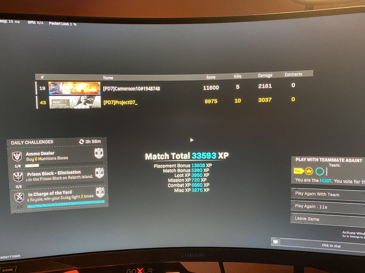 ProjectD7_'s tweet image. Finally got our first win on day two of the new map.