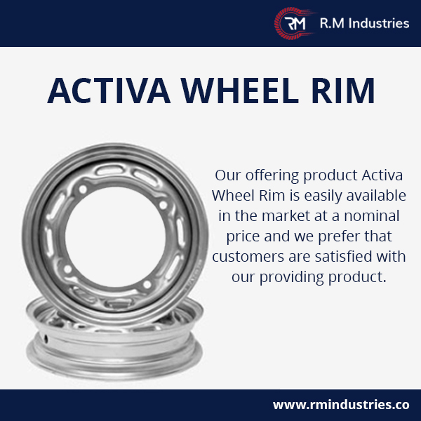 industries_rm's tweet photo. Our company makes obtainable Activa Wheel Rim in different sizes as per the models. Our extensive area network helps us in distributing the products throughout the whole of India's other markets. 
🌐Buy now: https://t.co/ErnVSP1dwO https://t.co/0iTk7A2LAF