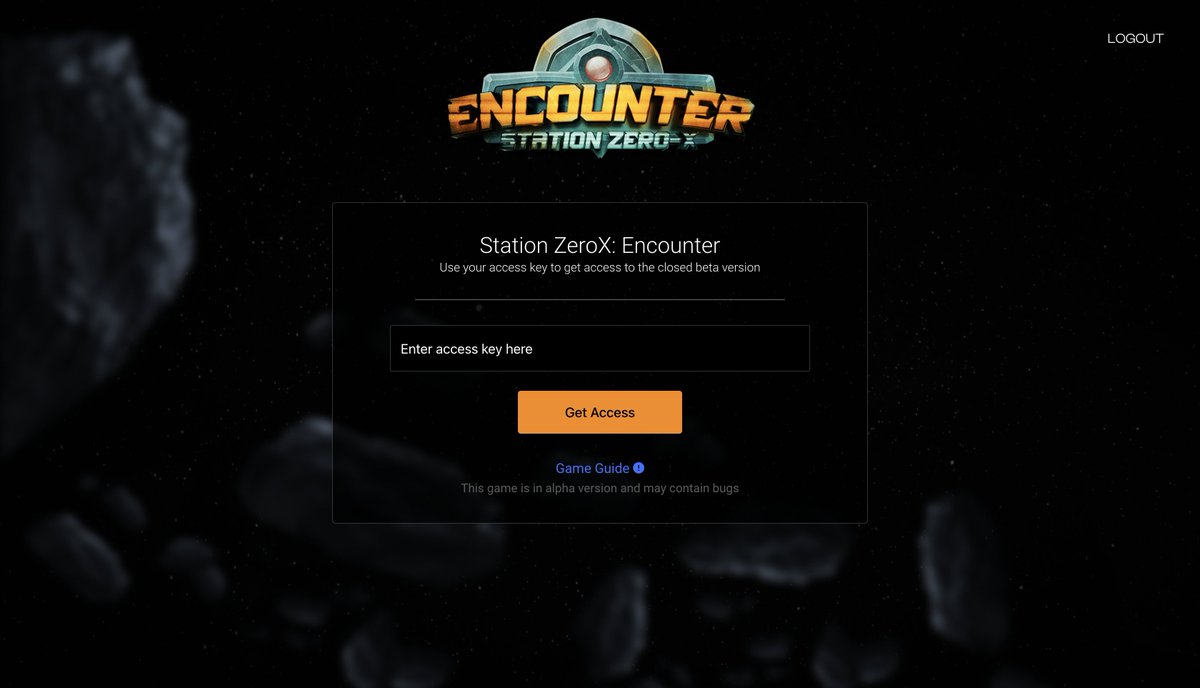 Station0x's tweet image. Enough waiting ⌛️

Closed alpha release launches TODAY 👀

First 500 to quote RT this tweet and challenge a friend will receive 2 alpha access keys 🔑🔑

LFG