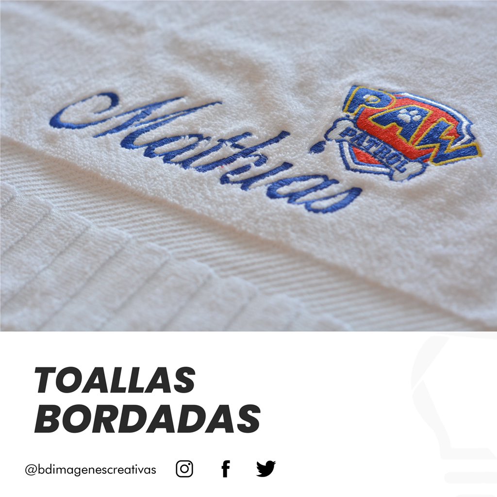 bdimgcreativas's tweet photo. Esa exclusividad y originalidad andas buscando en tu toalla personalizada te la brindamos en Imágenes Creativas. Permítenos colaborarte: 809-709-0759. 
.
.
.
#republicadominicana #diseñografico #banner #design #santodomingo #dominicanrepublic #plotter #impresion #foto https://t.co/eiuBXAlTn1