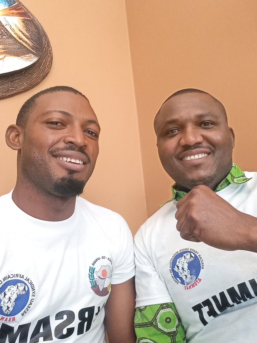 MichaelPaulOch2's tweet image. In my sustained advocacy for better welfare for migrant workers, @AkhatorO has been a mentor. Here in Dakar attending the #ATUMNET meeting organised by @ituc_africa