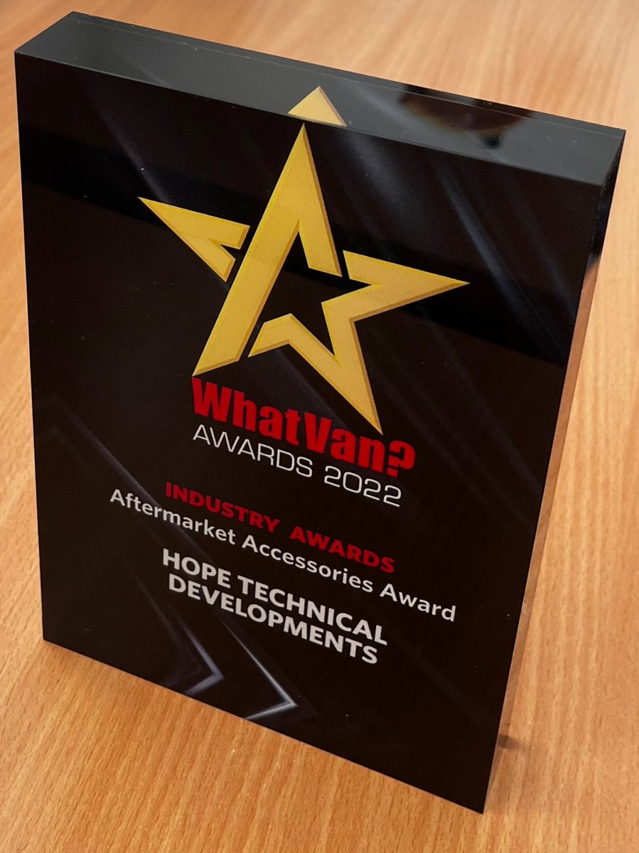 HopeTechnical's tweet image. Hope Technical Developments are extremely proud to have won the Aftermarket Accessories Award at this years @WhatVan awards! A big thank you to all of our team and everyone who made this possible. #whatvanawards2022