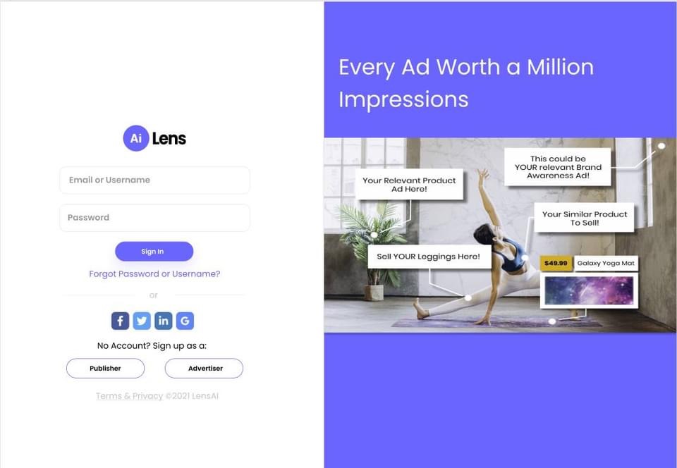 LensAI: AI-Powered In-Image & In-Video Ads tweet media