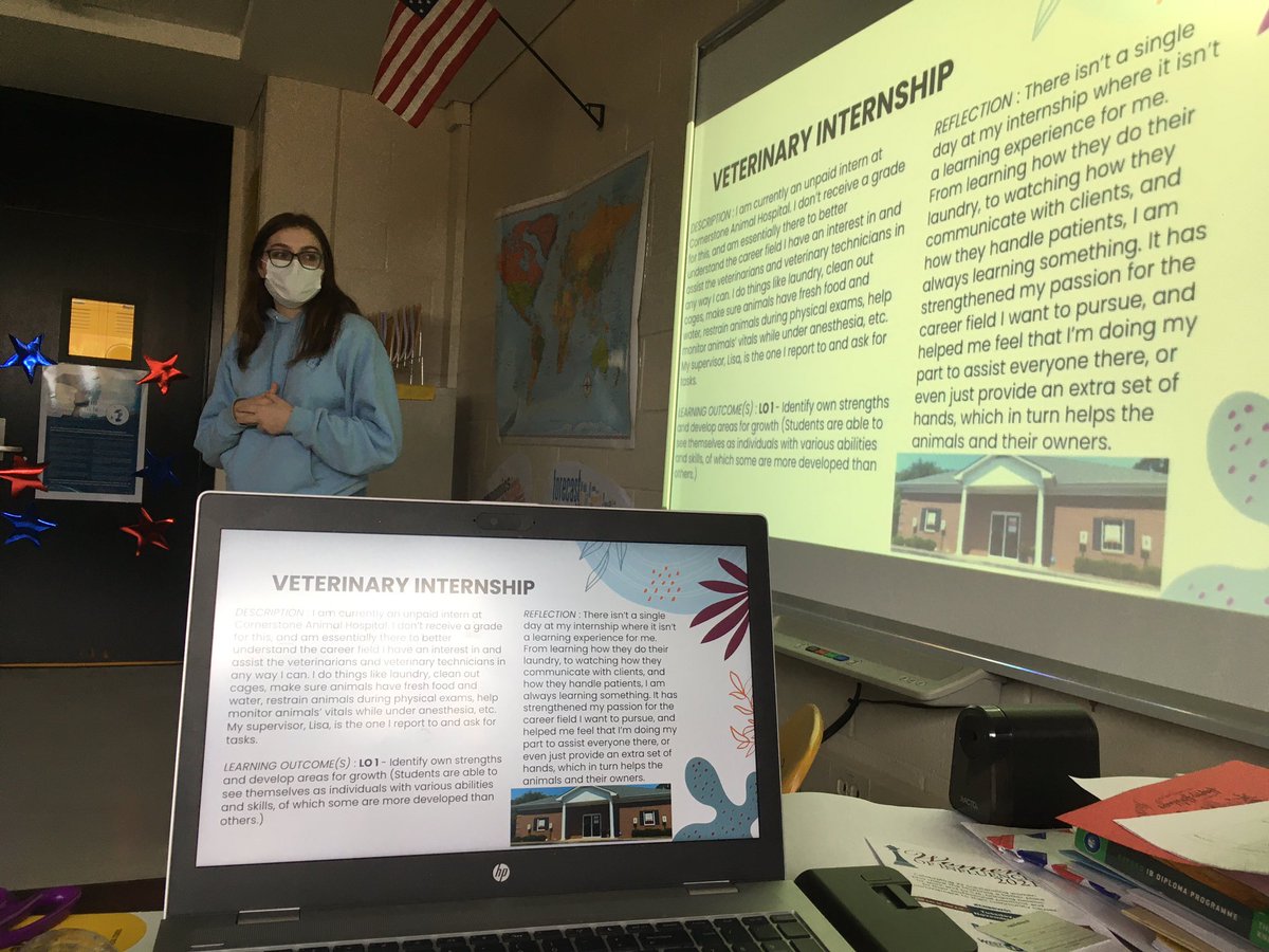 IrmoHigh's tweet photo. International Baccalaureate Career-related & Diploma students present descriptions, questions, & reflections in respective Core Courses PPS & Theory of Knowledge โ indirectly teaching each other... making connections #ThisIsIRMO #IrmoMagnet https://t.co/8eHU3NQZ2D