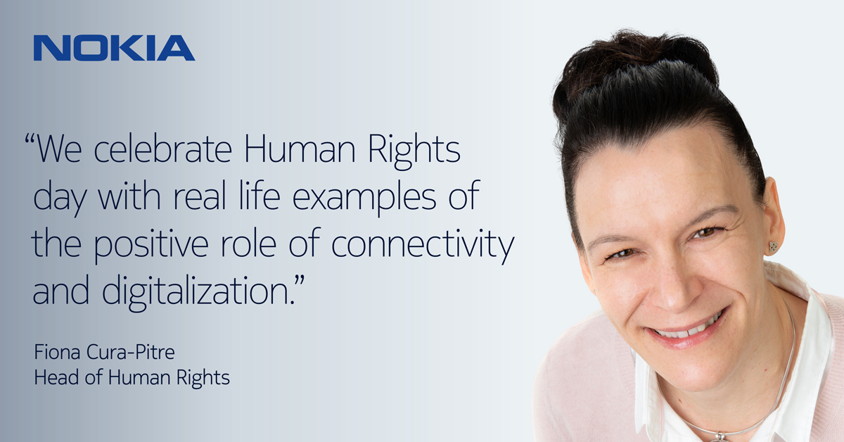 Today we celebrate #HumanRightsDay with our belief that communications technology, connectivity and digitalization play a critical and increasing role in driving social, environmental and economic progress. Learn more here: nokia.ly/2OE5LpL