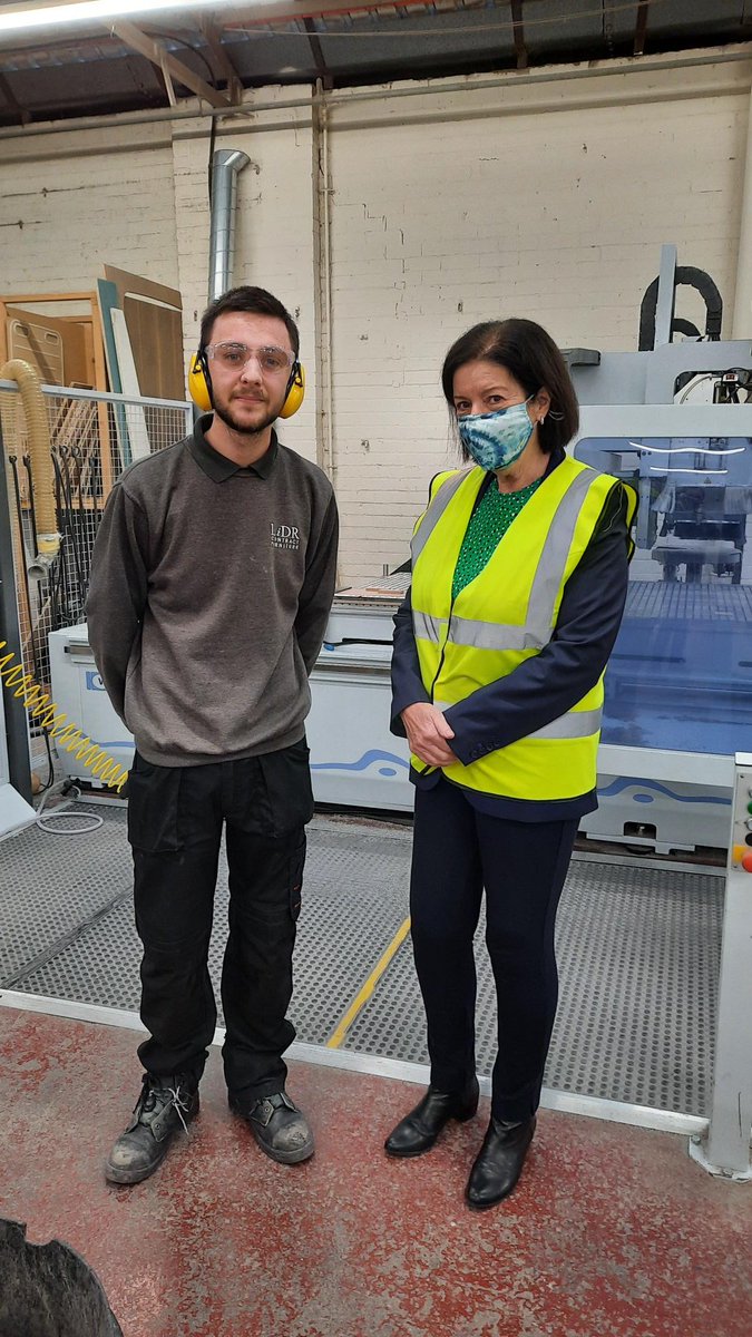 We were pleased to welcome our local MP <a href="/jogideon/">Jo Gideon</a> for a visit to our factory this morning. We shared our vision of investment in technology being key to efficient #manufacturing, and introduced her to one of our apprentices. #ukmfg