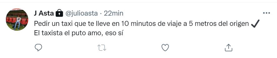 JaviBailli's tweet image. Un taxista parte del origen con una velocidad x Km/h. A los 600s llega a su destino, situado a 5m del origen. Calcula la frecuencia de la radio que sonaba en dicho taxi teniendo en cuenta que el taxista el puto amo: eso sí.