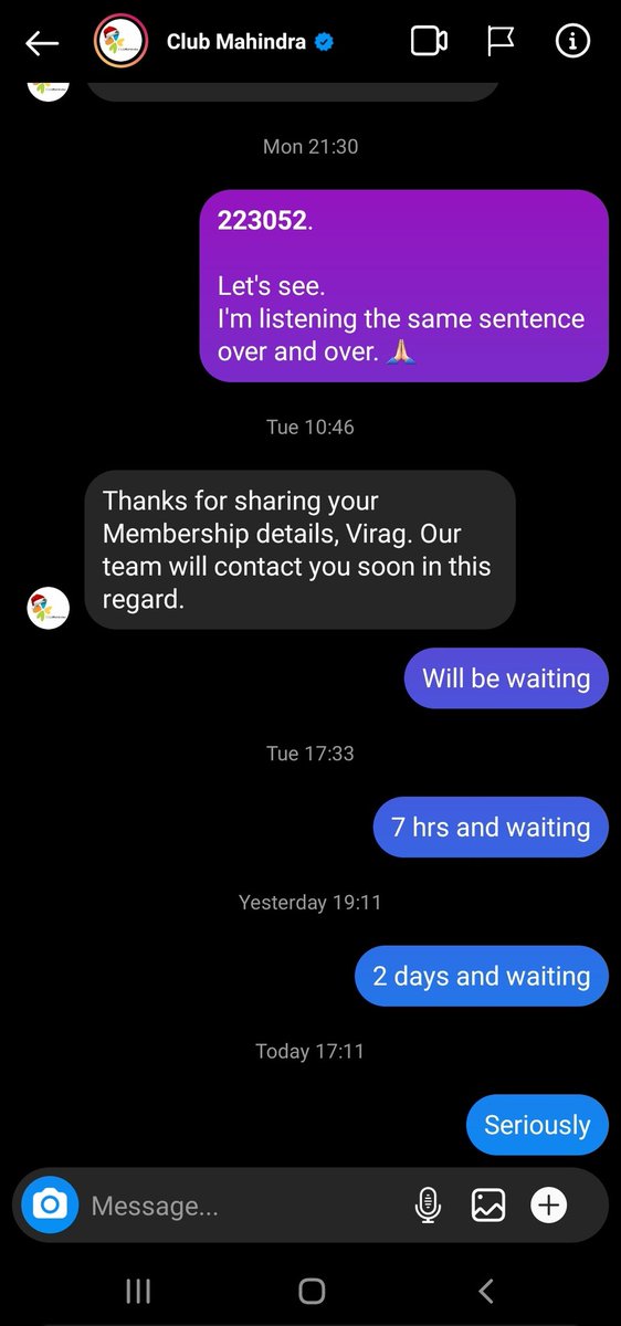 Virag28's tweet photo. This kind of service you shall expect from @clubmahindra .

 @AskClubMahindra @ConsumerReports @indianhomestays @Airbnb @anandmahindra @MahindraRise @timesofindia https://t.co/CdgdMPE87F