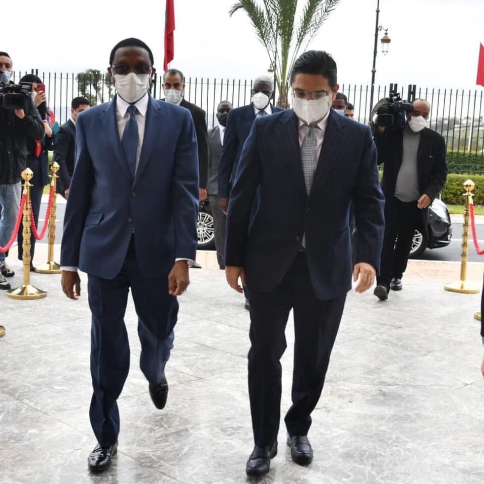 Rencontre ce matin du Ministre des Affaires Étrangères, de l’Intégration Africaine et des Tchadiens de l’Étranger, l’Ambassadeur Chérif Mahamat Zène avec son collègue marocain des Affaires Étrangères M. Nasser Bourita. 

Crédit photos