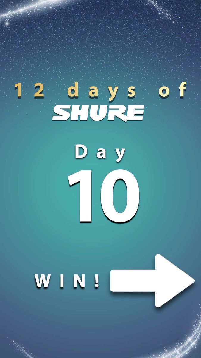 gear4music's tweet photo. 12 days of @ShureUK! 🎅
Day 10: Guess the microphone! 🎤
Enter now and you could win mystery prizes with the 12 days of Shure! All you have to do is simply tweet your answer, retweet and tag us! 🎶
#gear4music #shure #shuremicrophones #12daysofshure https://t.co/mDiobTJ7Cq