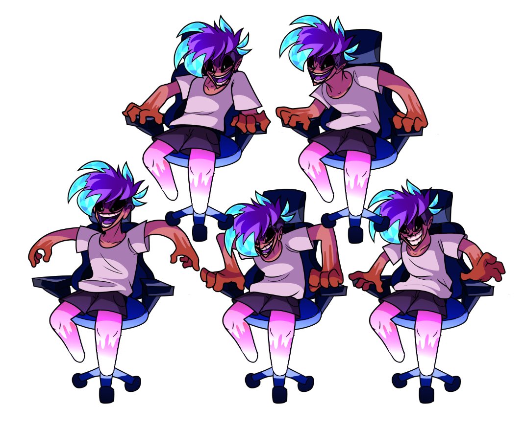 Here’s the full moveset of the Fun Gang EXE cover!