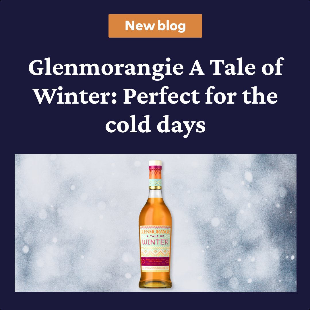 WhiskyWhyNL's tweet photo. The perfect whisky for the cold days: Glenmorangie A Tale of Winter ❄️

Winter is right around the corner, which means that we need to keep ourselves warm and what better way to do it than with whisky? 

Click the link to read the full article: https://t.co/QTPxjDkrgF https://t.co/zcSZvDpVzA