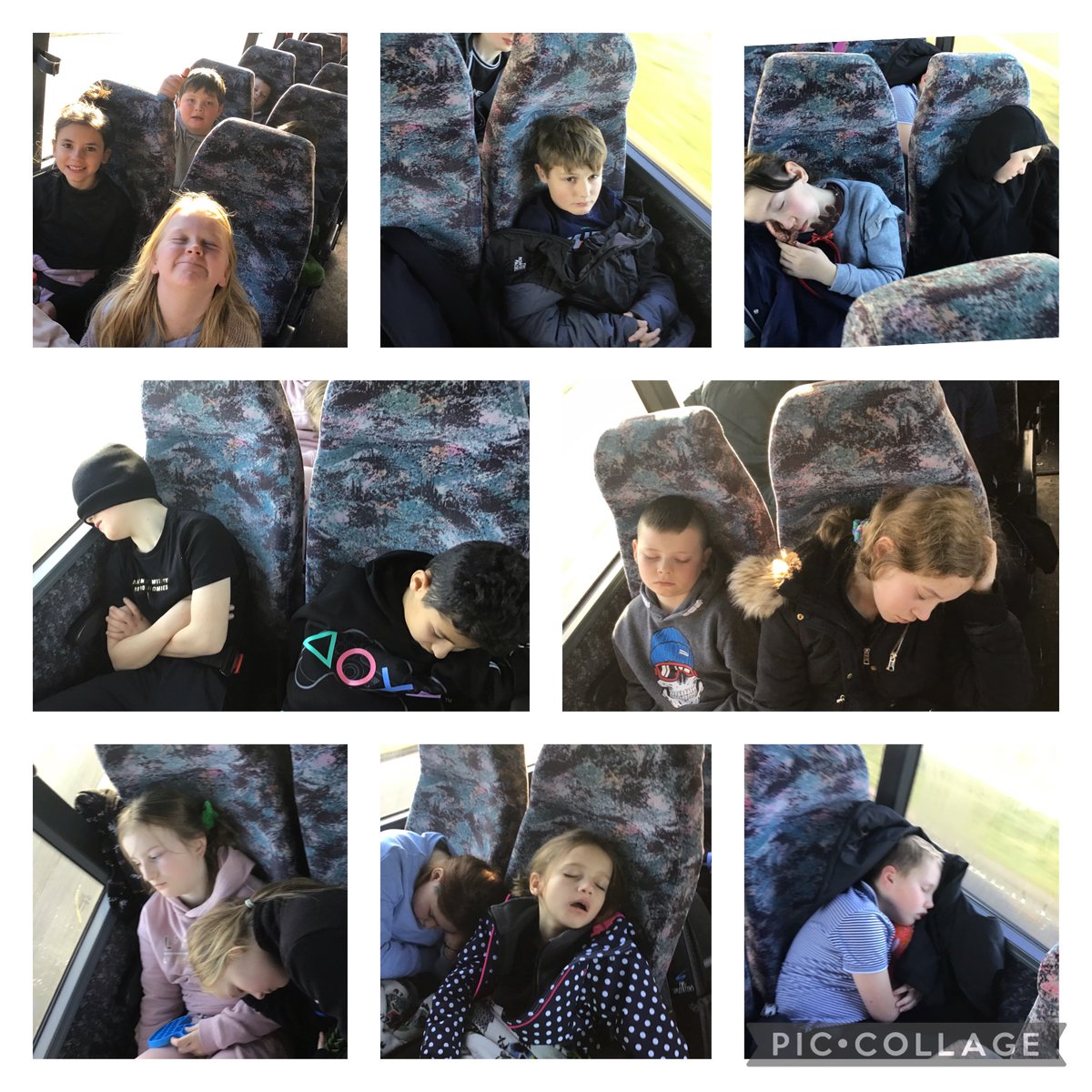 Lots of tired children on their way home. We are not far from stopping for lunch now. Still aiming to be home around 3:30. <a href="/simonsideschool/">Simonside Primary</a>