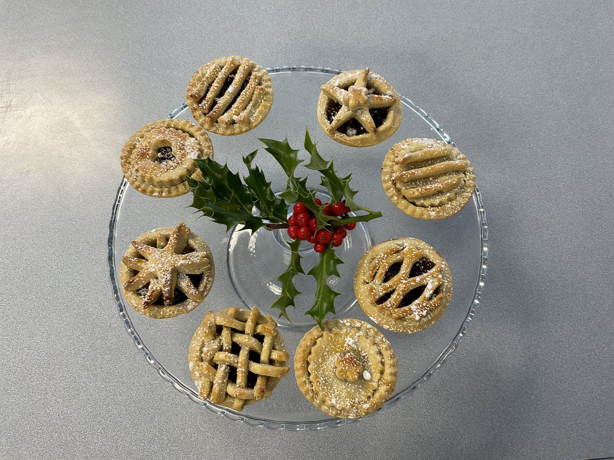 Christmas cooking in the Food and Nutrition department this week. Well done, everyone!