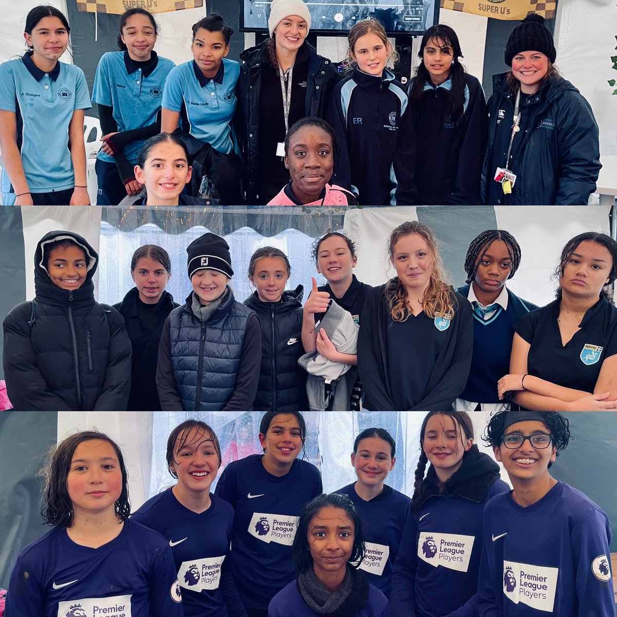 We held out 1st Girls U13 Cup this week. Huge congratulations to @RoseberySchool1 for becoming our fist ever winners.

Thanks all the schools that took part. The weather was terrible but it didn’t stop the players enjoying the day! @EFLTrust @EFL 

#girlscup