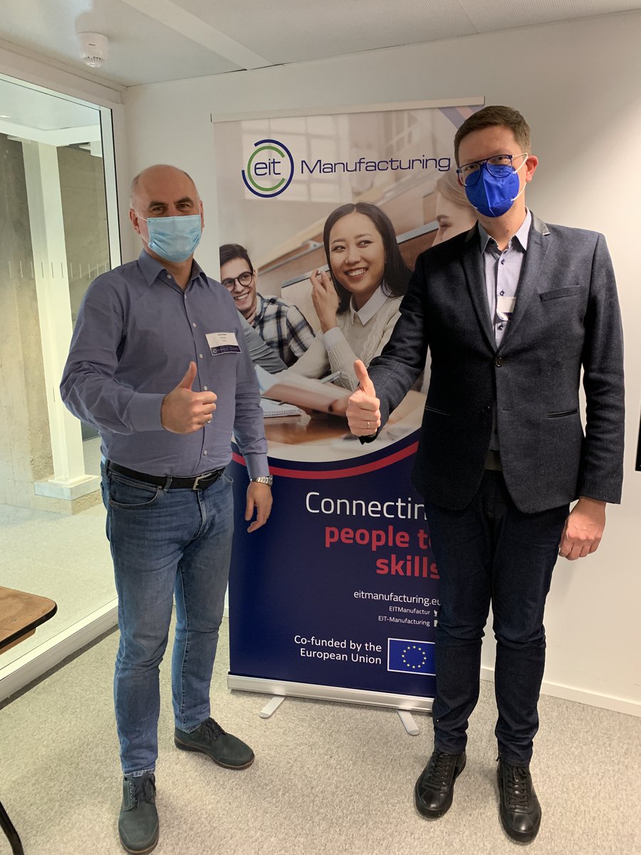 techstereu's tweet image. TechSter is present at a workshop organised by the European Institute of Innovation &amp;amp; Technology in Paris. Paweł Głodek and T. Bartosz Kalinowski presented the idea of supporting tech teachers as one of the ways of supporting the entrepreneurial competencies of tech students.