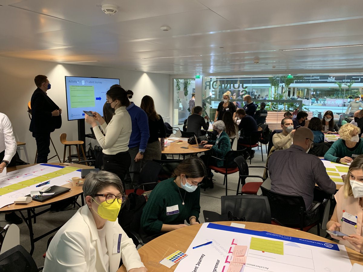 techstereu's tweet image. TechSter is present at a workshop organised by the European Institute of Innovation &amp;amp; Technology in Paris. Paweł Głodek and T. Bartosz Kalinowski presented the idea of supporting tech teachers as one of the ways of supporting the entrepreneurial competencies of tech students.