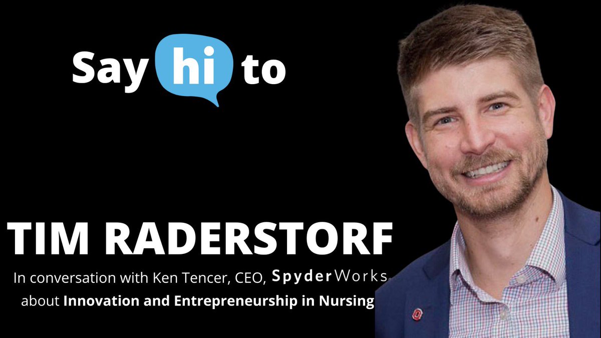 Today @ 9:25 on #YourBusiness w/  @David_MBOT on <a href="/sauga960am/">@Sauga960AM</a> – Say Hi to the Future host Ken Tencer speaks to Chief Innovation Officer at The Ohio State University College of Nursing, Tim Raderstorf, (<a href="/TimRaderstorf/">Dr Tim Raderstorf</a>), about Innovation &amp; Entrepreneurship in Nursing.