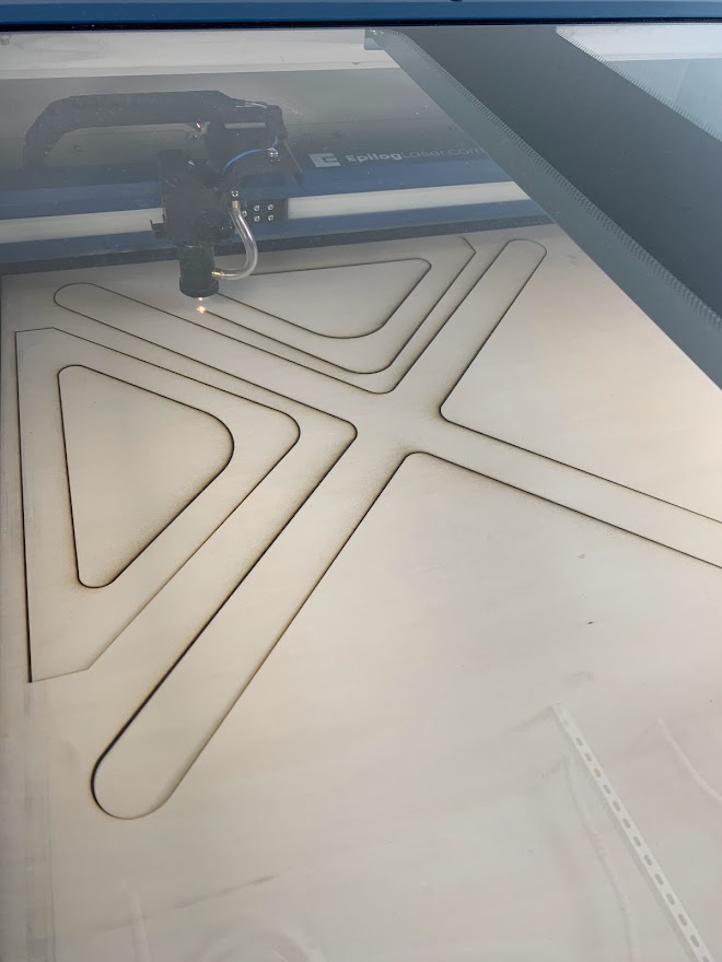 MiddleboroMiLAB's tweet photo. As part of their #ProjectLeadtheWay class students designed and are constructing a rotating desk. Shout out to their teacher Mr. Glynn, and great use of the #epiloglaser. Great work! #MiLAB #Innovation https://t.co/Hh7ECmYZcS