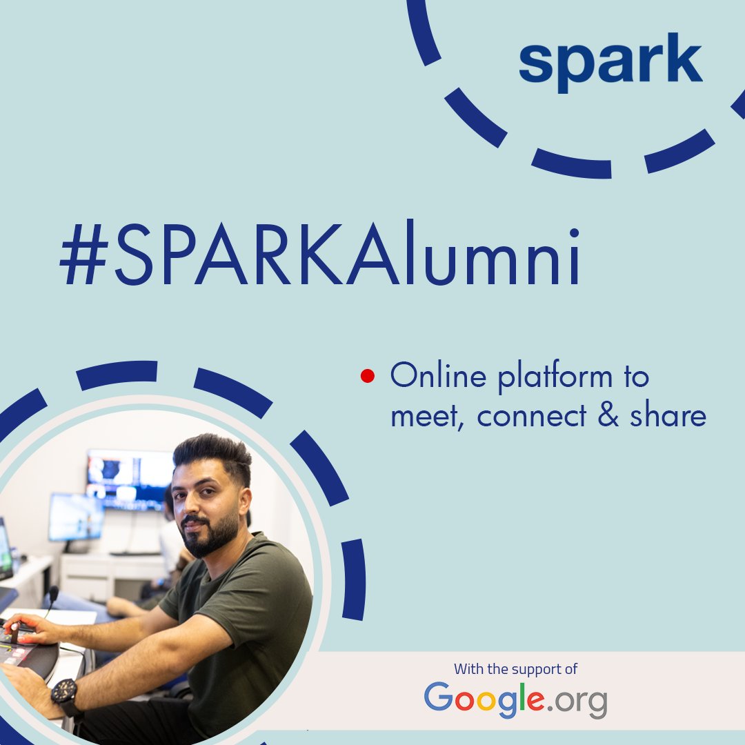 SPARKorg's tweet image. 🌐 Next year we’ll launch the #SPARKAlumni Network regionally with the support of Google.org to connect students, interns, startups and businesses with opportunities!

Find out more 👉 bit.ly/3oBVLgO

#GoogleOrg #DigitalJobs