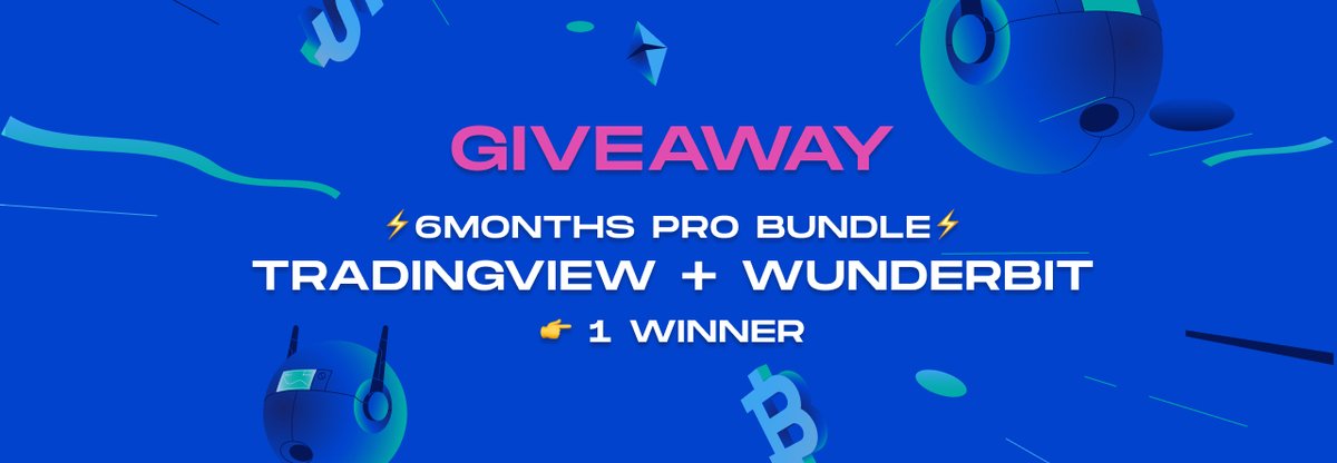 🚨WIN 6-months PRO bundle: TradingView + Wunderbit Trading

Tasks:
🟢Follow <a href="/wunder_bit/">WunderTrading</a> on Twitter x.com/wunder_bit
🟢Follow Wunderbit on TradingView tradingview.com/u/Wunderbit/
🟢 RT this post

⚡1 Winner
️⚡72 hours