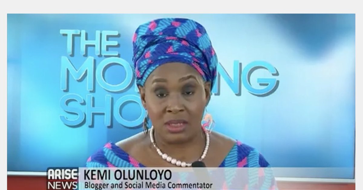 Allezamani's tweet photo. If you have nothing to be thankful for, be grateful to God that kemi Olunloyo is not your mother and Lai Mohammed is not your father. https://t.co/w0VyMt6u5F