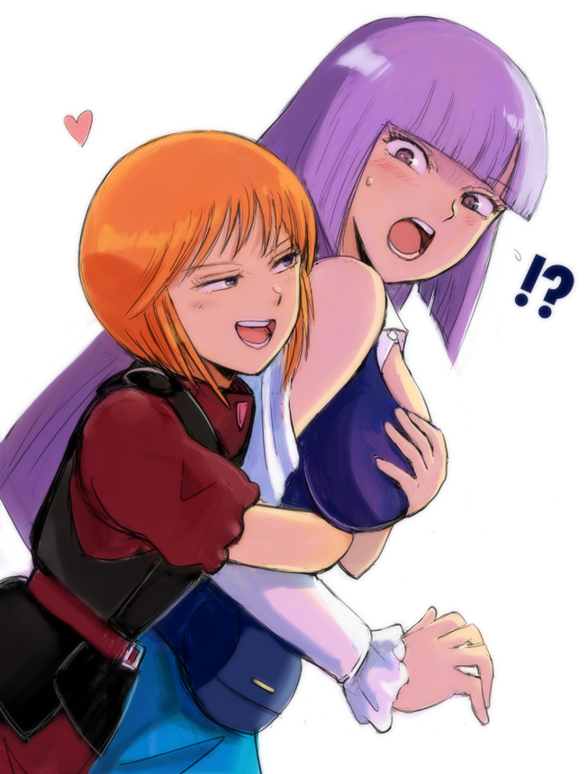 「思わずルー・ルカに後ろから抱きついてしまったプルです。 」|ガチャMのイラスト