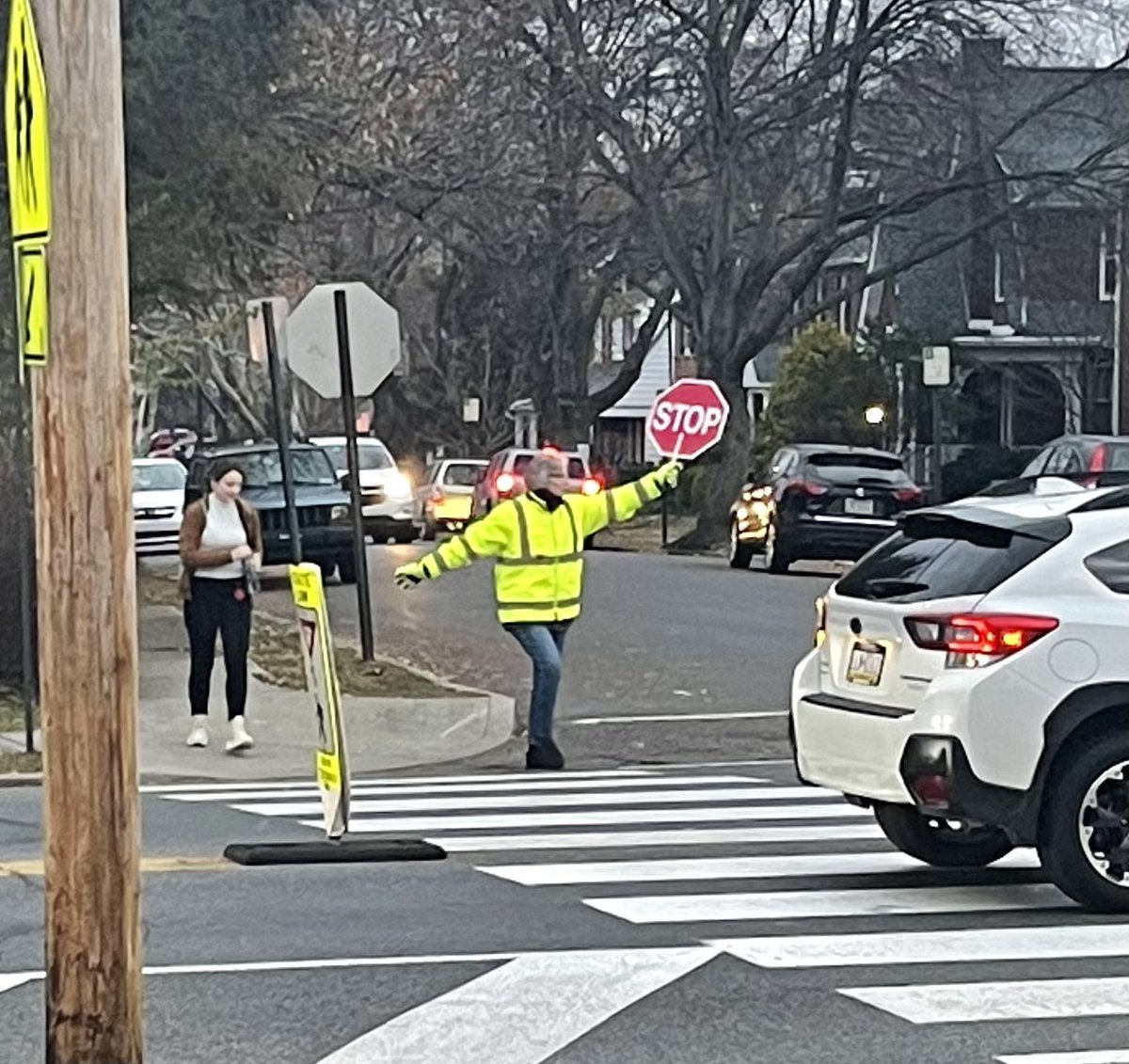 I pass the crossing guard Nancy everyday in the rain, cold and wind as she keeps our <a href="/BethlehemAreaSD/">BASD</a> students safe. Today I stopped and gifted her a <a href="/Starbucks/">Starbucks</a> gift card as a random act of appreciation for what she does!!! She was so appreciative and humble.