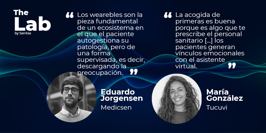 sanitas's tweet photo. ¿Aún no has escuchado el último episodio de #TheLab 🔈?
En él hablamos sobre la revolución del uso de #wareables.
Descubre junto a @Medicsen_ES y Tucuci lo último en estos dispositivos .
Disponible en:
▪️ iVoox: https://t.co/LDirDQDZRL
▪️ Spotify: https://t.co/3khxmknGzd https://t.co/cCCSquQsCM