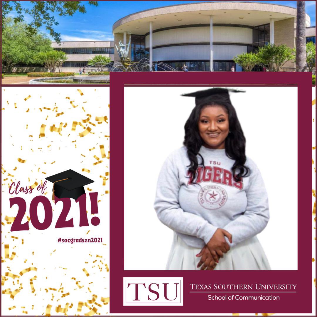 TXSouthernSOC's tweet photo. Get our twibbon at https://t.co/dupXllZbEg
#tsucommweek #txsugraduation #txsu #TSU21 #hbcu #HBCUGrad #hbcualum https://t.co/Ww137Mgqrb