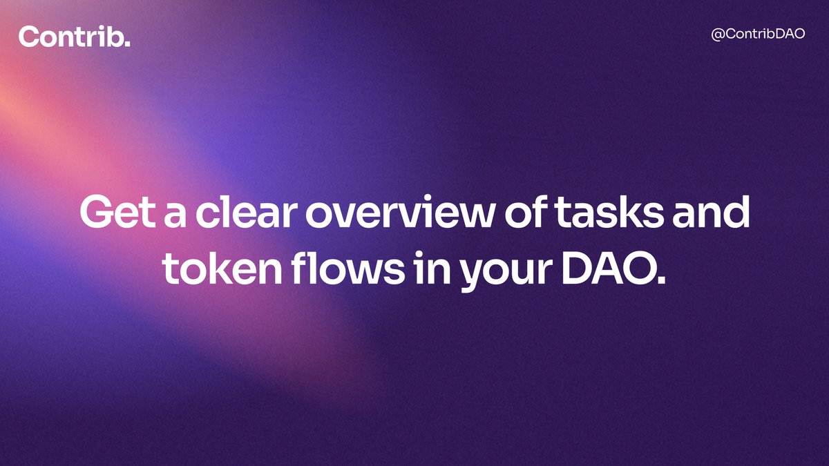 ContribDAO's tweet photo. Crunching last day of DAO Global Hackathon, stay tuned!
#DAOGlobalHack https://t.co/mFnHwaxtXh