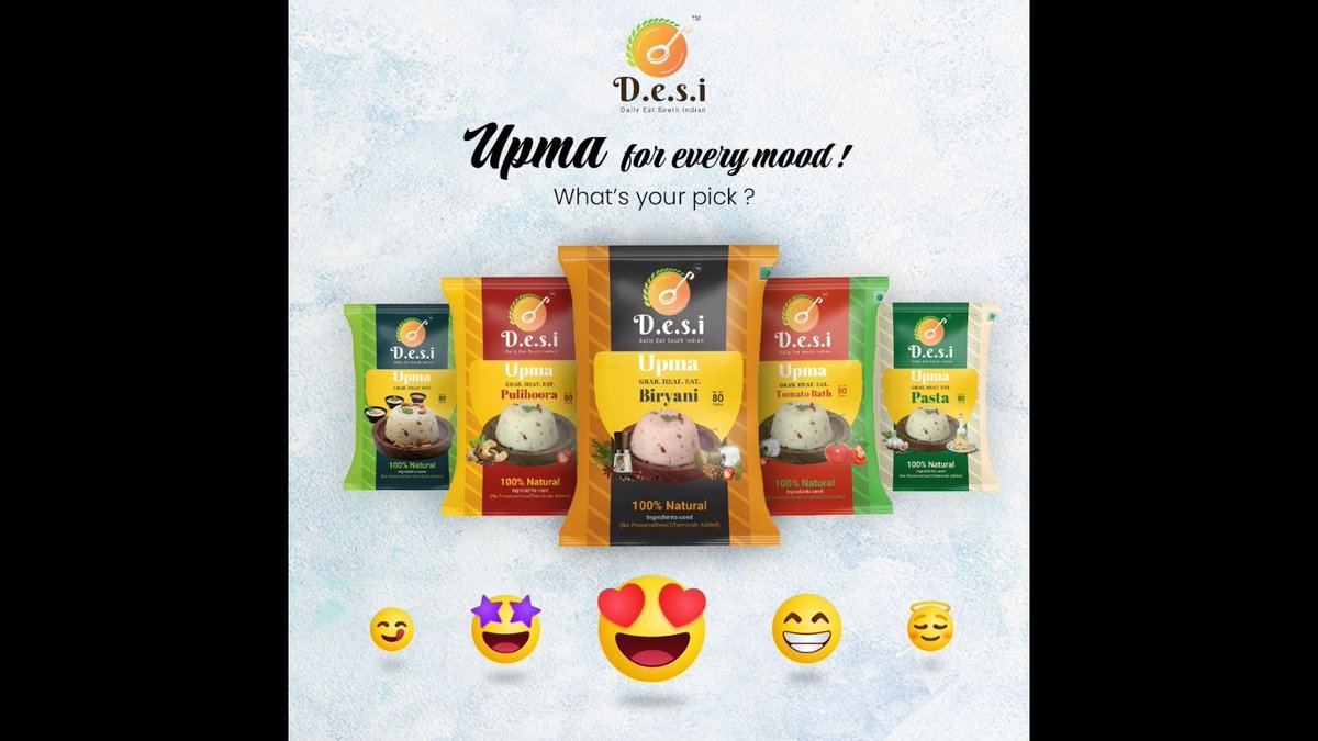 desinatural's tweet photo. Feeling 😊 or maybe just a little blah?

Say yes to Desi Natural’s Full of Flavoured Upma

Tell us your pick in the comment 👇

#desinatural #desifood #healthyfood #desiupma #upma #upmarecipes #southindianfood #biryanirecipe #foodblogger #amazon #buyonamazon #flavoursofindia https://t.co/xpm0QlB3tJ