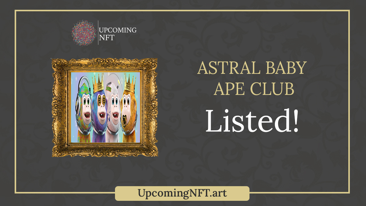 NFTcalendarBEST's tweet photo. New NFT Project Listed 
@ASTRALAPES Welcome!
https://t.co/itf9gW7UEf

Like &amp; Retweet. Promote this to other people!

#SolanaNFT #SOL #NFTLAUNCH #NFTs #NFTdrop #NFTDROPS #NFTCommunity https://t.co/DDzPxGMhKZ