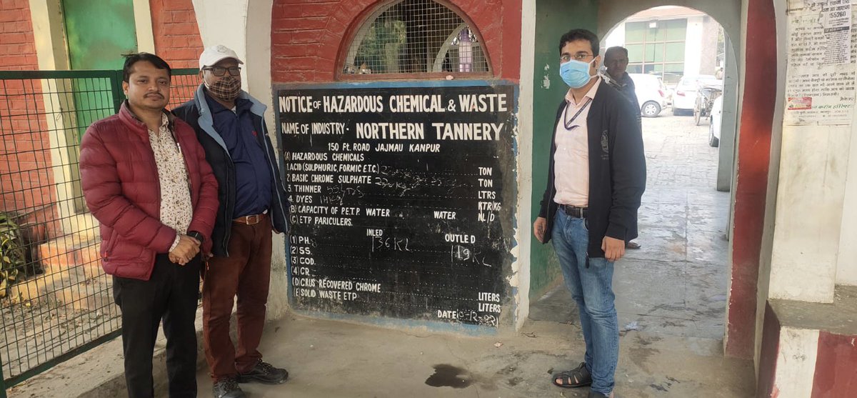 clriindia's tweet photo. CSIR-CLRI has commenced CPCB funded project "Inspection of GPIs for compliance verification " from today. A total of 192 tanneries are to be inspected under this project. 

In a tannery at Jajmau, Kanpur. 
@pibchennai @CSIR_IND @kjsreeram @shekhar_mande @dgcsirIndia @VigyanPrasar https://t.co/GmhtYEQ7aR