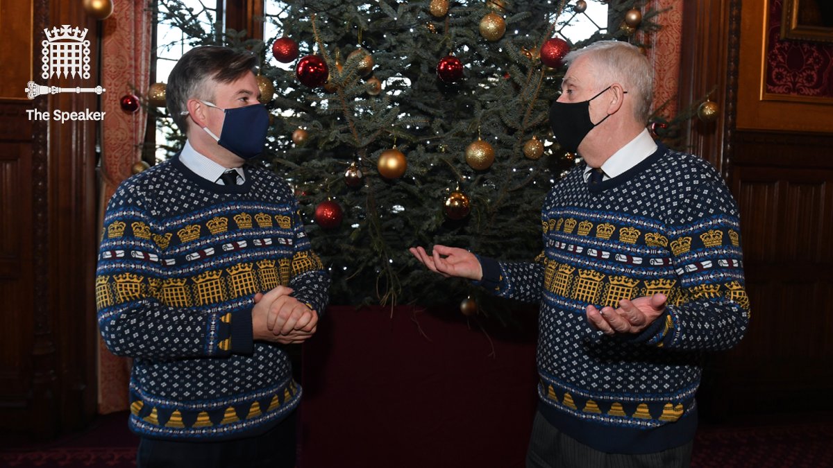 Here I am with Leicester South MP, <a href="/JonAshworth/">Jonathan Ashworth</a> in our <a href="/UKParliament/">UK Parliament</a> Christmas jumpers. They're made in the UK at Jack Masters - a family-run textiles manufacturer based in the Aylestone area of Leicester.

See more about the UK Parliament Christmas shop:
shop.parliament.uk/pages/christma…