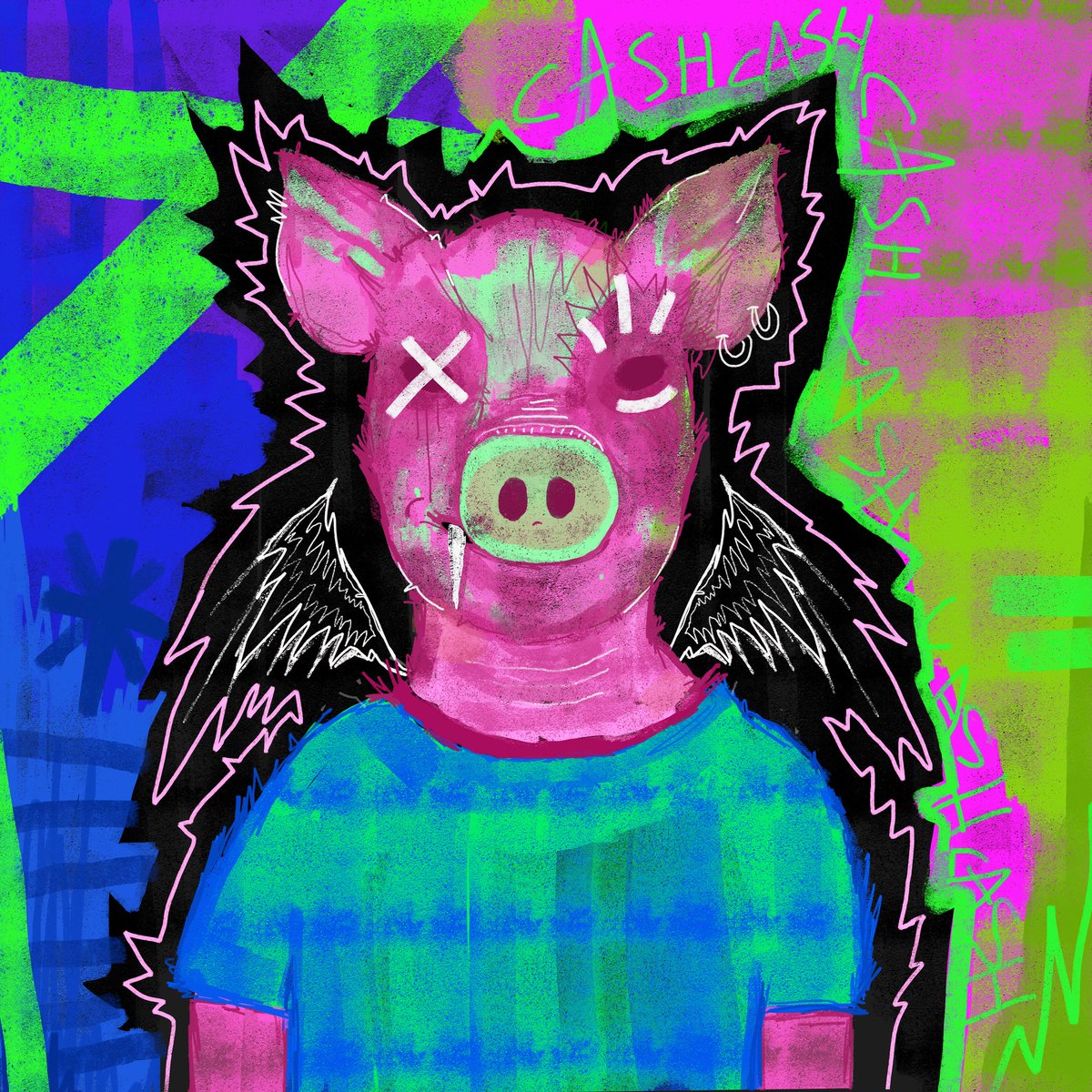 Pozer___'s tweet photo. 💥24 Hours Live Auction💥
The Pozerimal Series #3
"Pigipig"
The desire and greed is never satisfied
Digital art
4000x4000pxl
1/1
Bidding starts at 8 #XTZ
⏬⏬⏬
https://t.co/9jgTq78ER9
@objktcom @objktbid
#CleanNFT #NFT #DarkArt #Tezos #OBJKT #Pozer #Objktbid #bid #tezos https://t.co/pUrHC4kshr