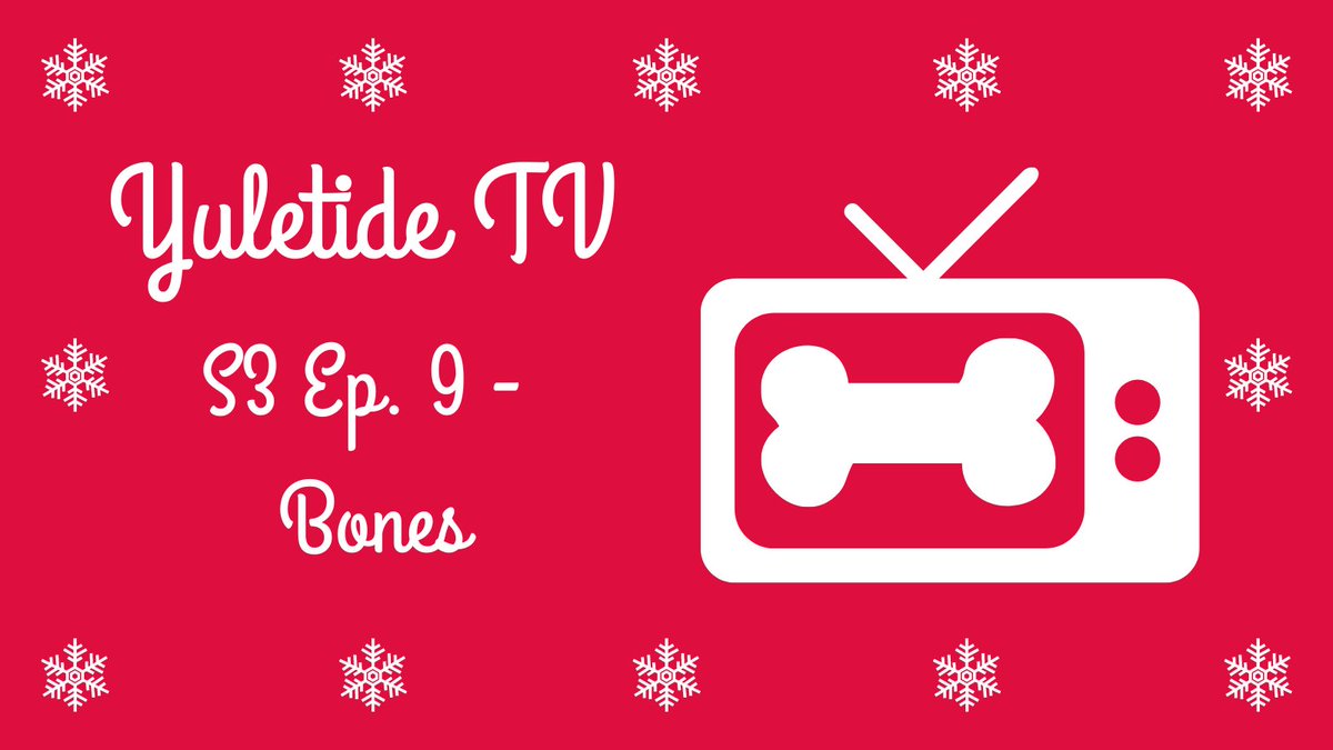 YuletideTV's tweet photo. It's Friday, which means we are wrapping up another week of episodes! Today, Chris closes out Blind Pick Week with an episode of the Fox procedural, #Bones! https://t.co/FmH8yTXVni https://t.co/dsZezwBE2y